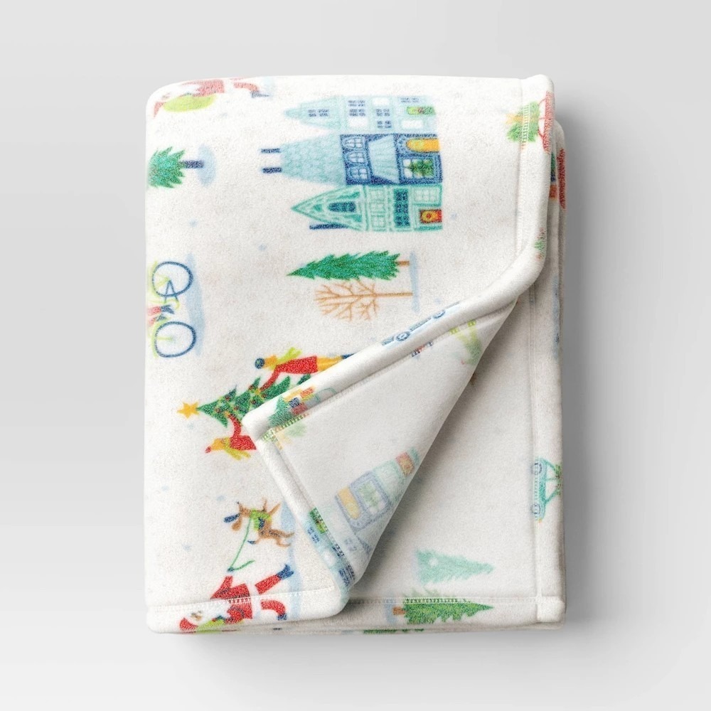 Wondershop Winter Throw Blanket 50x60 Soft Cozy Holiday Christmas Throw NEW